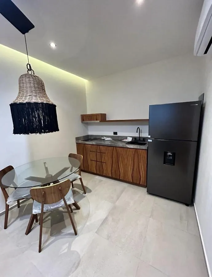 Depto#2 Lujoso Departamento En Tulum 1 Rec 아파트 멕시코
